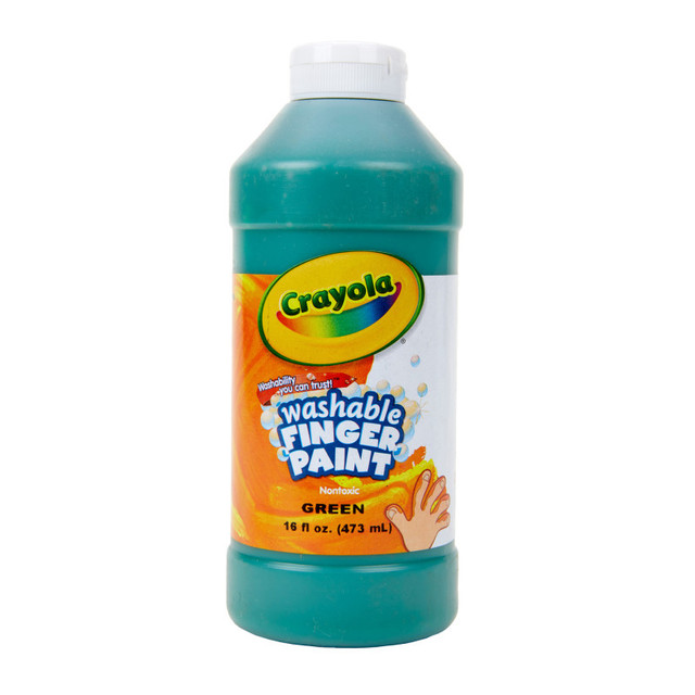 CRAYOLA LLC Crayola® Washable Finger Paint, Green, 16 oz