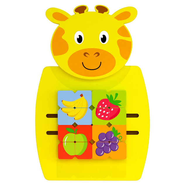 LEARNING ADVANTAGE Learning Advantage® Giraffe Activity Wall Panel - 18m+ - Toddler Activity Center