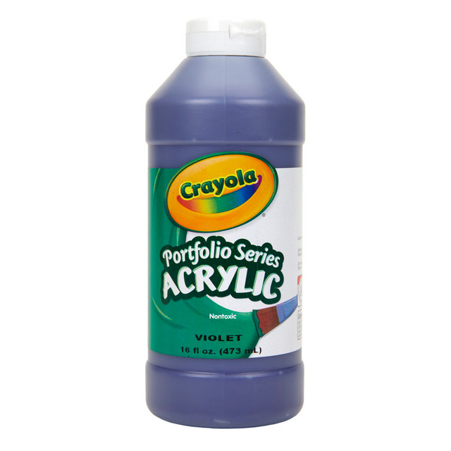 CRAYOLA LLC Crayola® Portfolio Series Acrylic Paint, 16 oz., Violet