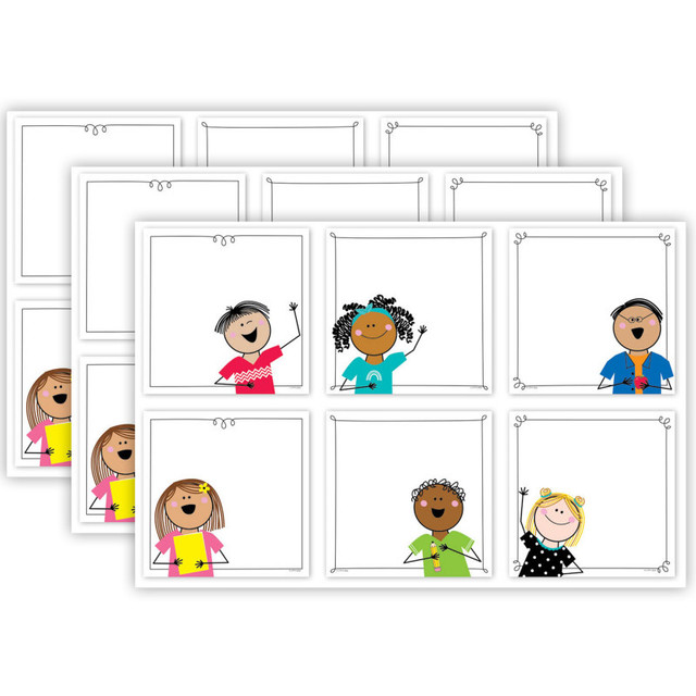 CREATIVE TEACHING PRESS Creative Teaching Press® Stick Kids 6" Designer Cut-Outs, 36 Per Pack, 3 Packs