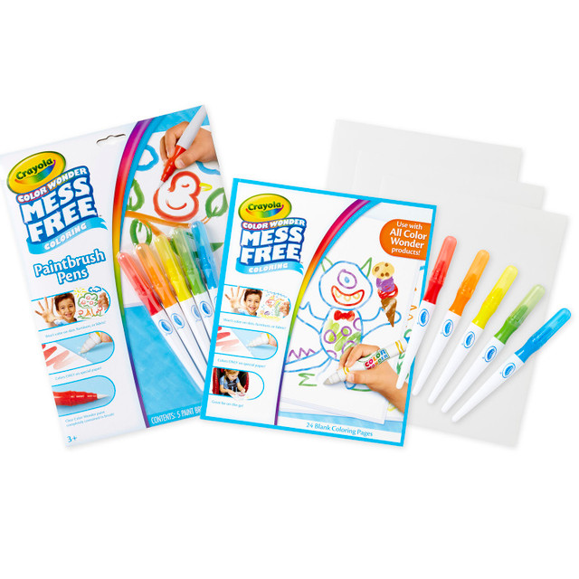 CRAYOLA LLC Crayola® Color Wonder Mess Free Paintbrush Pens & Paper
