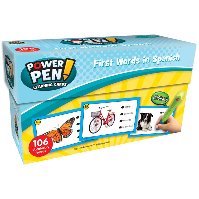 TEACHER CREATED RESOURCES Teacher Created Resources® Power Pen® Learning Cards: First Words in Spanish