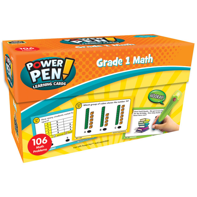 TEACHER CREATED RESOURCES Teacher Created Resources® Power Pen® Learning Cards: Math Grade 1