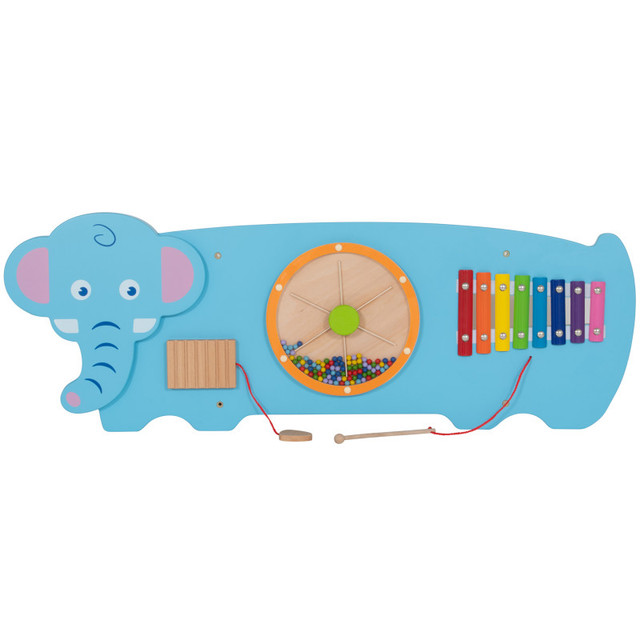 LEARNING ADVANTAGE Learning Advantage® Elephant Activity Wall Panel - 18m+ - Toddler Activity Center