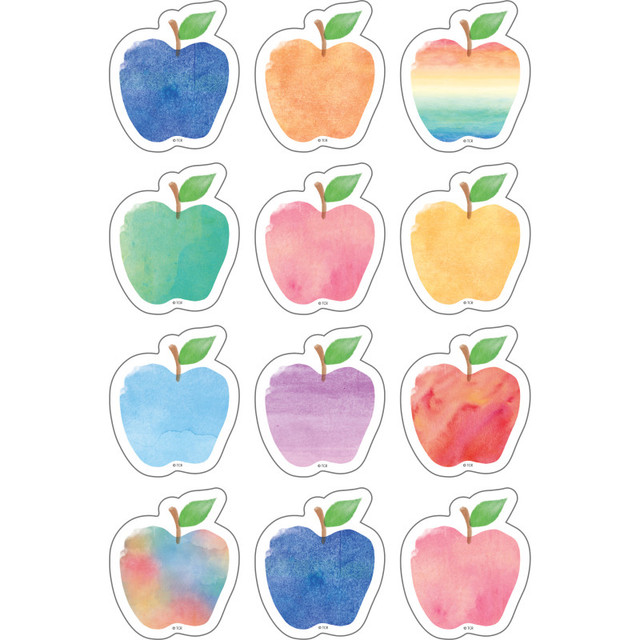 TEACHER CREATED RESOURCES Teacher Created Resources® Watercolor Apples Mini Accents, Pack of 36