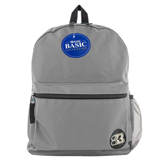 BAZIC PRODUCTS BAZIC Products® 16" Basic Backpack, Gray