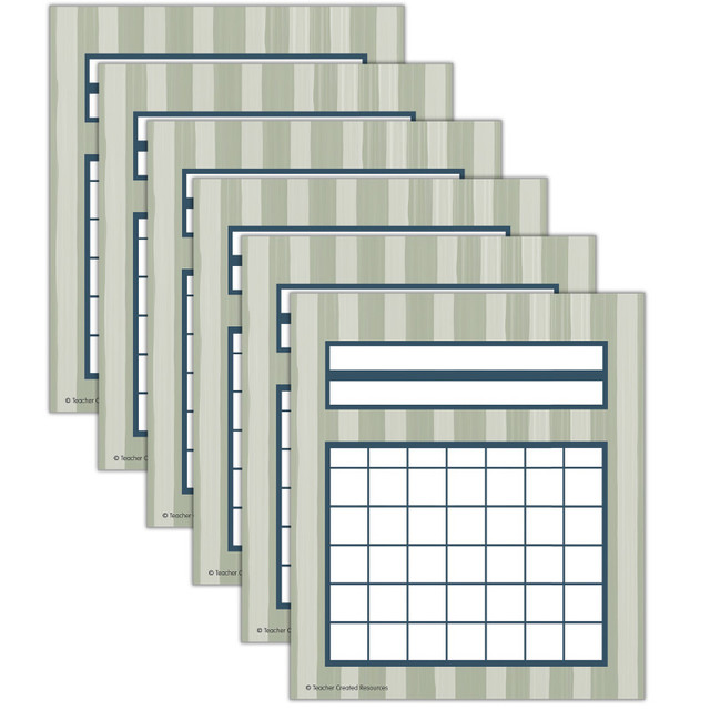 TEACHER CREATED RESOURCES Teacher Created Resources® Classroom Cottage Incentive Charts, 36 Per Pack, 6 Packs