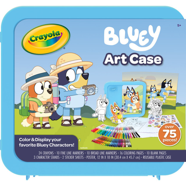 CRAYOLA LLC Crayola® Bluey Art Case CRAYOLA LLC Crayola® Bluey Art Case