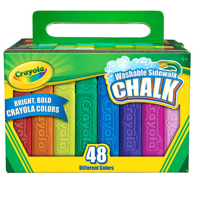 CRAYOLA LLC Crayola® Washable Sidewalk Chalk, 48 Count