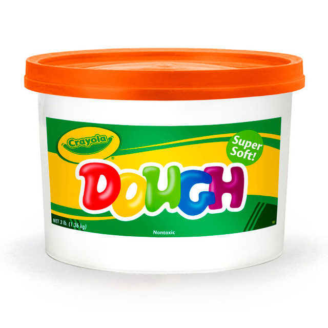 CRAYOLA LLC Crayola® Super Soft Modeling Dough, Orange, 3 lbs.