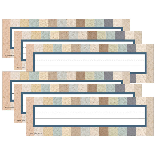 TEACHER CREATED RESOURCES Teacher Created Resources® Everyone is Welcome Flat Name Plates, 36 Per Pack, 6 Packs