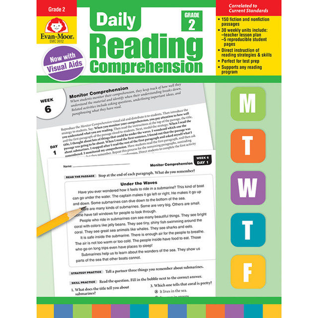 EVAN-MOOR Evan-Moor Educational Publishers Daily Reading Comprehension, Teacher's Edition, Grade 2