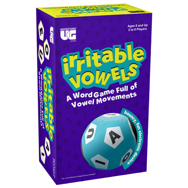 UNIVERSITY GAMES University Games Irritable Vowels Game UNIVERSITY GAMES University Games Irritable Vowels Game