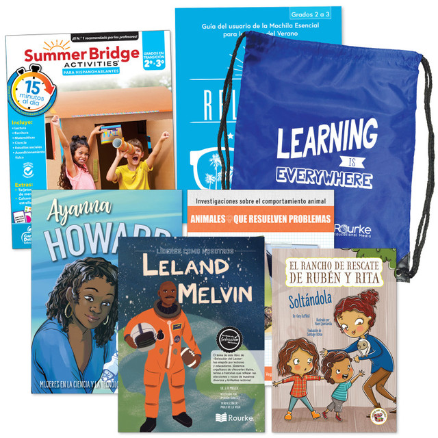 CARSON DELLOSA EDUCATION Summer Bridge Activities Summer Bridge Spanish Backpack, Grade 2-3