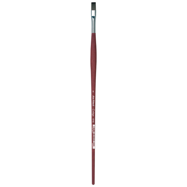 GREGORY DANIELS FINE ARTS INC da Vinci COLLEGE Student Brush, Synthetic, Acrylic & Oil, Flat, Series 8740, Size 8