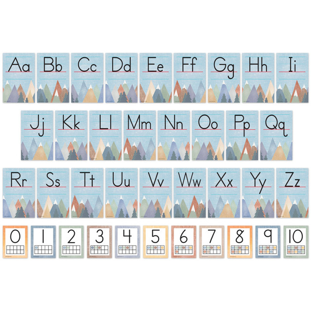 TEACHER CREATED RESOURCES Teacher Created Resources® Moving Mountains Alphabet Bulletin Board Set