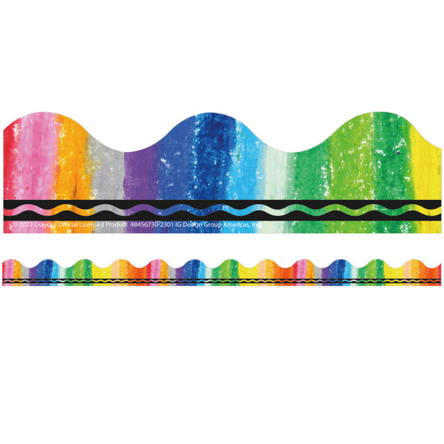 EUREKA Eureka® Crayola® Rainbow Deco Trim®, 37 Feet
