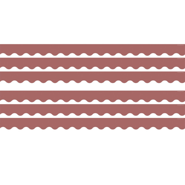 TEACHER CREATED RESOURCES Teacher Created Resources® Deep Rose Scalloped Border Trim, 35 Feet Per Pack, 6 Packs TEACHER CREATED RESOURCES Teacher Created Resources® Deep Rose Scalloped Border Trim, 35 Feet Per Pack, 6 Packs