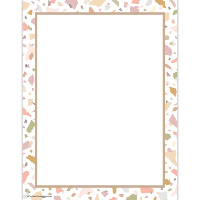 TEACHER CREATED RESOURCES Teacher Created Resources® Terrazzo Tones Computer Paper, 50 Sheets