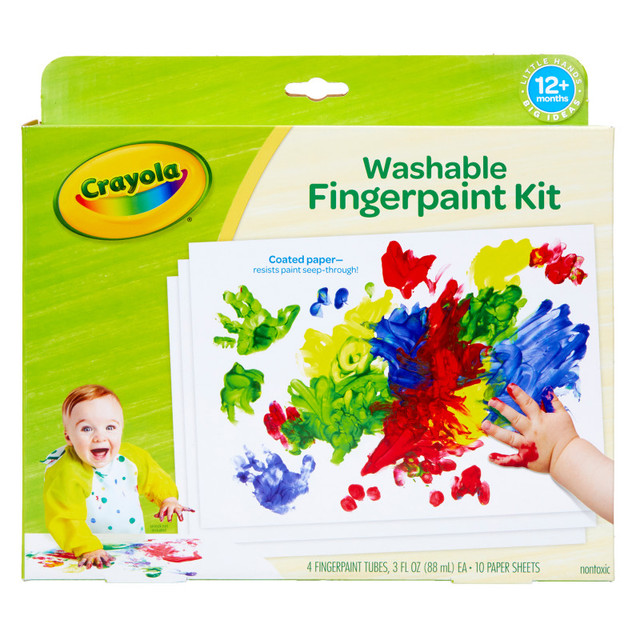 CRAYOLA LLC Crayola® Washable Fingerpaint Kit