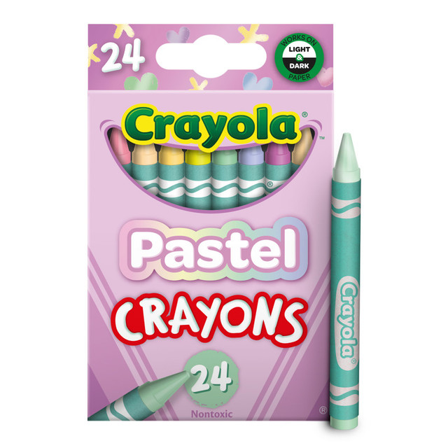 CRAYOLA LLC Crayola® Pastel Crayons, 24 Colors