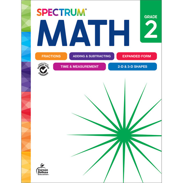 CARSON DELLOSA EDUCATION Spectrum® Spectrum Math Workbook, Grade 2