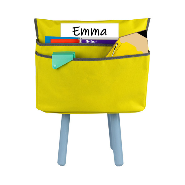 C-LINE PRODUCTS INC C-Line® Small Chair Cubbie™, 12", Sunny Yellow