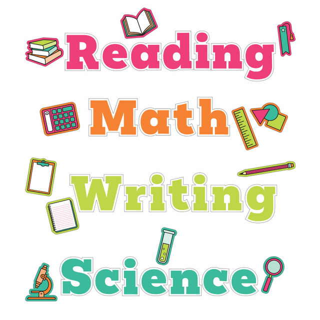 CARSON DELLOSA EDUCATION Carson Dellosa Education Wall Signs for Core Subjects Bulletin Board Set