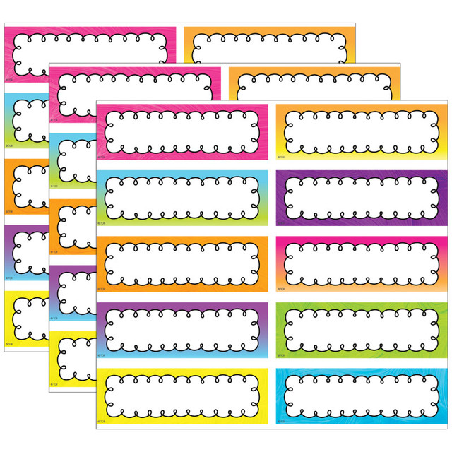 TEACHER CREATED RESOURCES Teacher Created Resources® Brights 4Ever Labels Magnetic Accents, 20 Per Pack, 3 Packs
