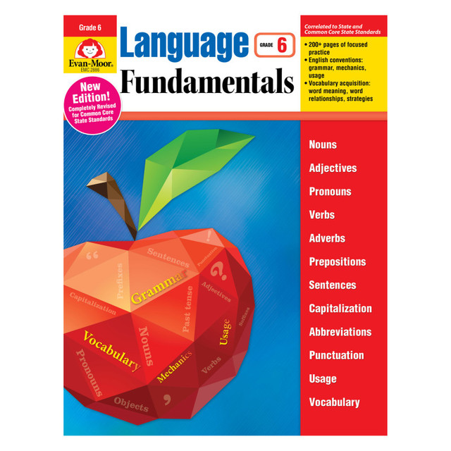 EVAN-MOOR Evan-Moor Educational Publishers Language Fundamentals, Grade 6 - Teacher Reproducibles, Print