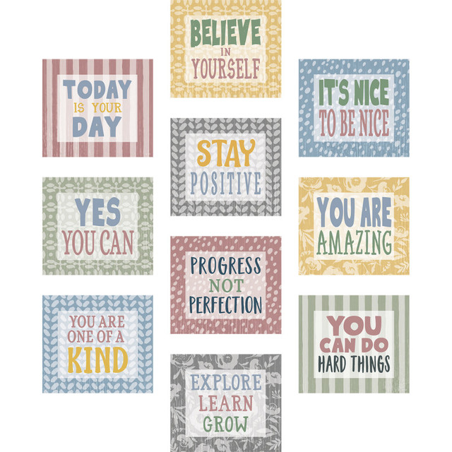 TEACHER CREATED RESOURCES Teacher Created Resources® Classroom Cottage Positive Sayings Accents, Pack of 30