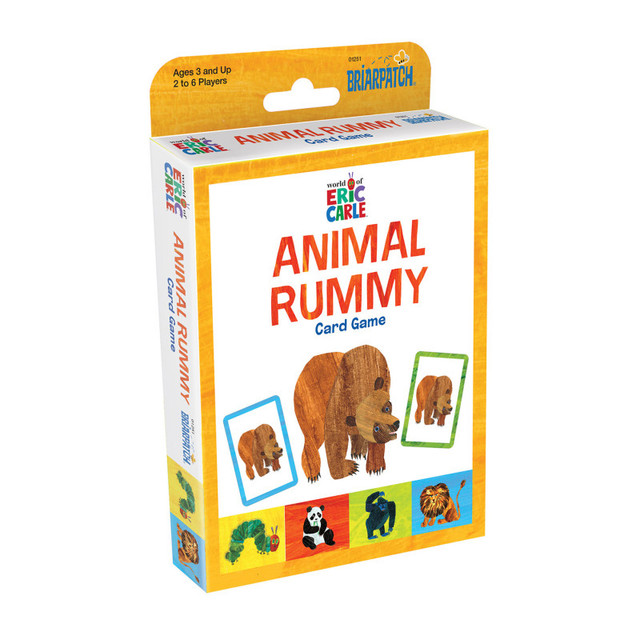 UNIVERSITY GAMES Briarpatch® The World of Eric Carle™ Animal Rummy Card Game