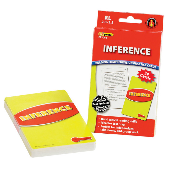 TEACHER CREATED RESOURCES Edupress™ Inference Practice Cards, Levels 2.0-3.5
