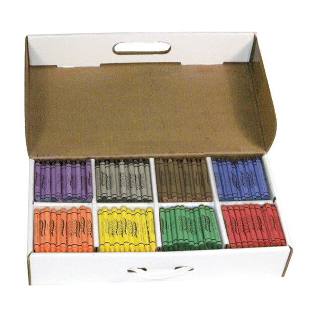 DIXON TICONDEROGA CO Prang® Crayons, Master Pack, 8 Colors (50 Each), 400 Count