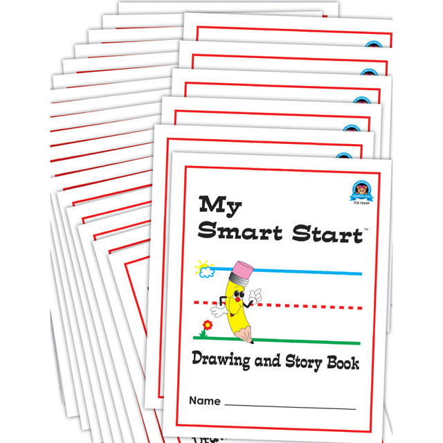 TEACHER CREATED RESOURCES Teacher Created Resources® Smart Start Drawing & Story Book 1-2 Journals, Class Pack of 24