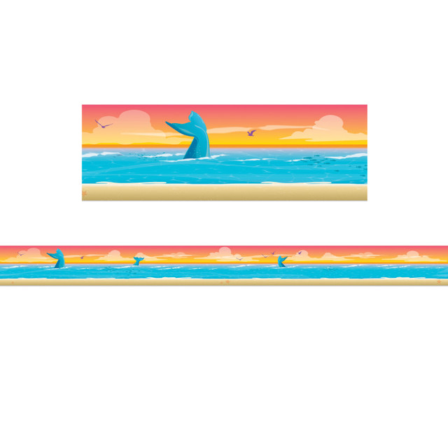 EUREKA Eureka® Seas the Day Horizon Extra Wide Die-Cut Deco Trim®, 37 Feet