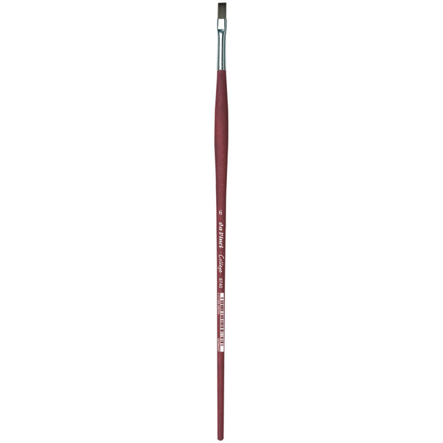 GREGORY DANIELS FINE ARTS INC da Vinci COLLEGE Student Brush, Synthetic, Acrylic & Oil, Flat, Series 8740, Size 6