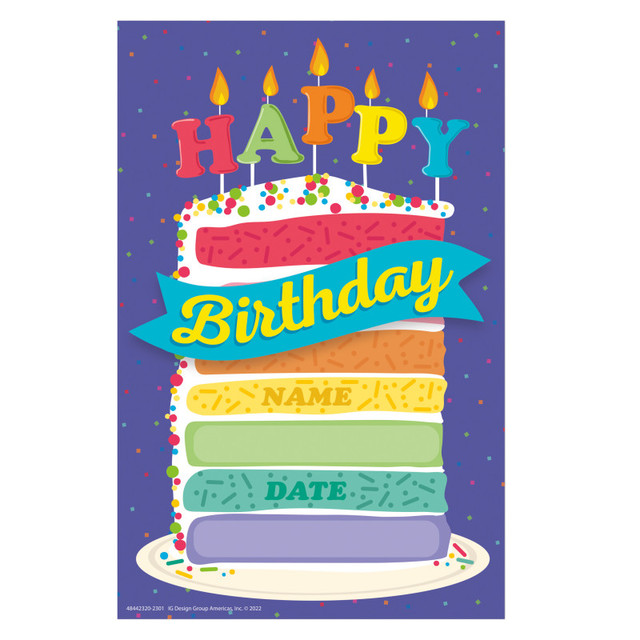 EUREKA Eureka® Birthday Recognition Award, Pack of 36