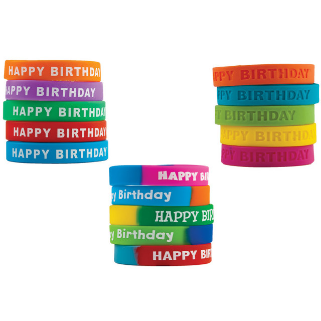 TEACHER CREATED RESOURCES Teacher Created Resources® Happy Birthday Wristband Classroom Super Pack, Pack of 30