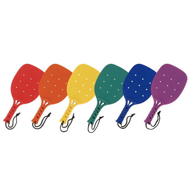 CHAMPION SPORTS Champion Sports Plastic Paddleball Rackets, Set of 6