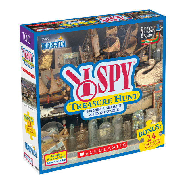UNIVERSITY GAMES Briarpatch® I SPY® Treasure Hunt 100-Piece Search and Find Puzzle