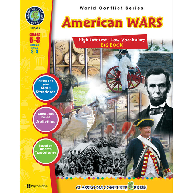 CLASSROOM COMPLETE PRESS Classroom Complete Press American Wars Big Book World Conflict Series