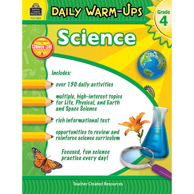 TEACHER CREATED RESOURCES Teacher Created Resources® Daily Warm-Ups Science Book, Grade 4