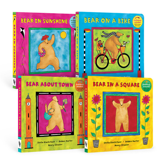 BAREFOOT BOOKS Barefoot Books PreK Bear Series Board Book Bundle, Set of 4