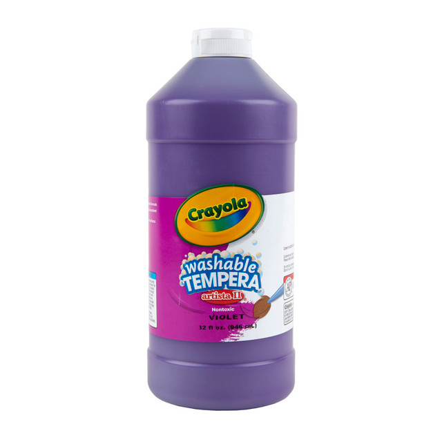CRAYOLA LLC Crayola® Artista II Washable Tempera Paint, 32 oz, Violet