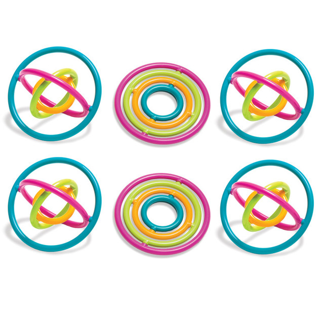 THE PENCIL GRIP The Pencil Grip™ Gyrobi, Plastic Ring Fidget Toy, Pack of 6 THE PENCIL GRIP The Pencil Grip™ Gyrobi, Plastic Ring Fidget Toy, Pack of 6