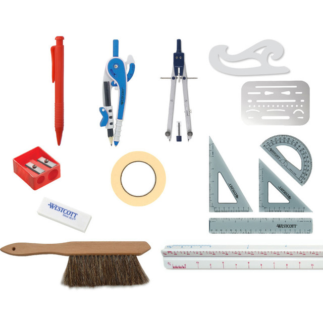 ACME UNITED CORPORATION Westcott® 15-Piece Student Architectural Set