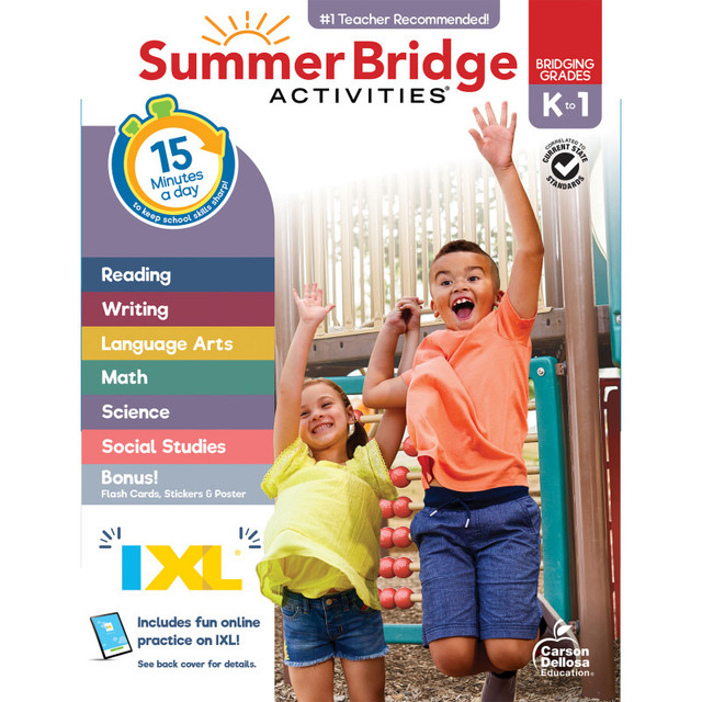 CARSON DELLOSA EDUCATION Carson Dellosa Education Summer Bridge Activities, Grade K-1