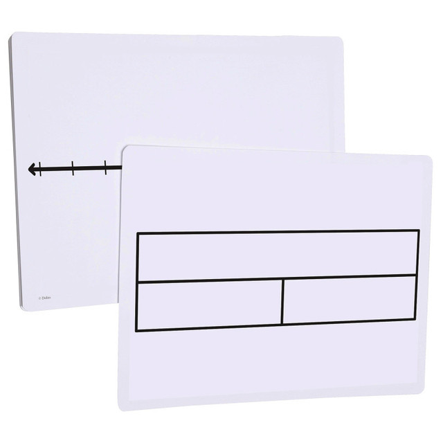 DIDAX Didax® Write-On/Wipe-Off Part-Part-Whole/Number Line Mats, Pack of 10