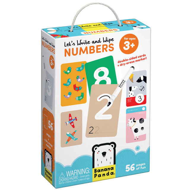 BANANA PANDA Banana Panda Let's Write and Wipe Numbers
